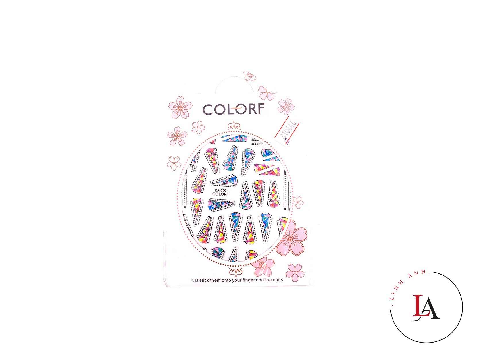 Hình dán Nail Sticker 3D